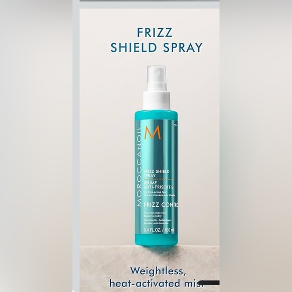 NEW 🆕 Moroccanoil Frizz Shield Styling Spray🩵5.4 ounces🎀. NEVER OPENED 🪷 - Picture 10 of 12